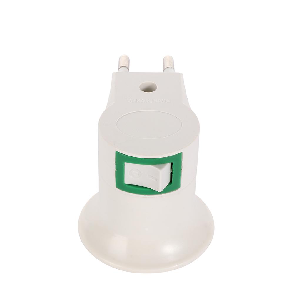 Switch Light Socket Wall Lamp Light Base Bulb Base Screw Converter Socket Adapter Lamp Holder