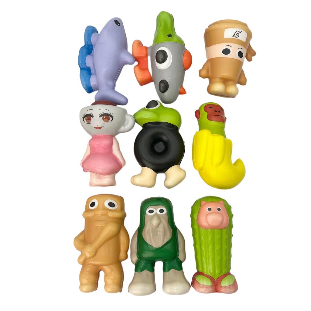 Игрушка для медленной декомпрессии, украшения, кукла для декомпрессии, забавная кукла, случайный стиль ,