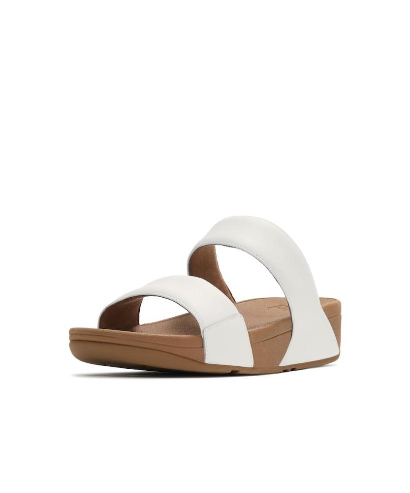 Fitflop Женские шлепанцы Lulu из кожи Urban White (Ft64K2D121)