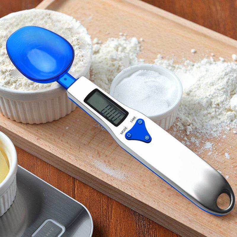 New Three-Spoon Digital Kitchen Scale - 0.1g Precision, 500g Capacity, Ideal for Ingredient Weighing