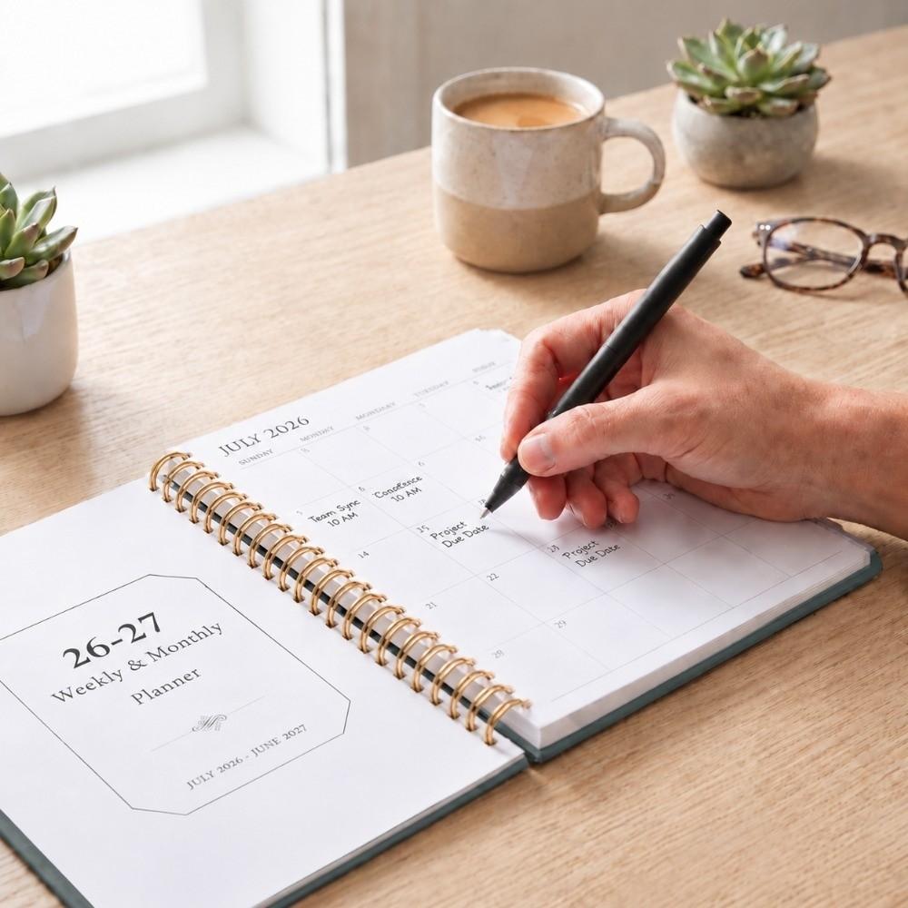 A5 A5 Size Weekly Monthly Agenda Hard Cover A5 Organizer Planner Journal Business Planning