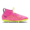 Nike Футбольные бутсы Mercurial Superfly 9 Academy AG для искусственной травы средней высоты, детские кроссовки розовые желтые DJ5613-605