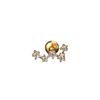 New Designed Helix Piercing Flower Star Moon Earrings Trend Sliver Gold Color Zircon Tragus Bone Stud Ear Ring Body Chic Jewelry