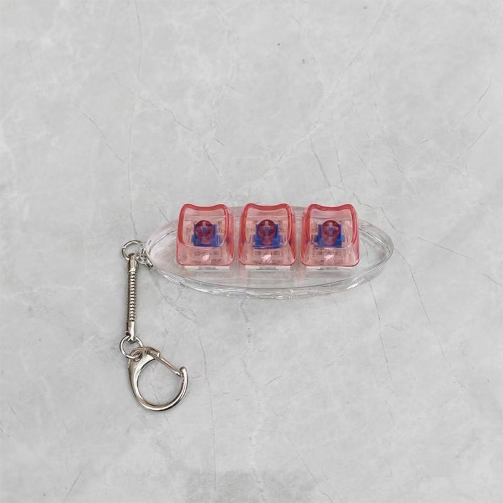 Снятие стресса Кейкап Игрушка-щипалка 3 клавиши Кнопка Кликер Игрушка Новый Кнопочный Кейкап