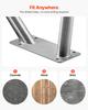 Pool Rail, 122 x 91.5 cm Pool Handrail, 100kg Load Capacity Heavy Duty 304 Stainless Steel Swimming Handrail, Detachable Nonslip Sleeve, Rich