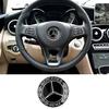 FCM5   52mm for Mercedes Benz W212 W205 W211 W213 W210 W220 W204 W202 W176 W246 GLA Car Steering Wheel Center Logo Emblem Alloy Sticker