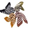 New Spring and Autumn Fashion Korean Style Decorative Small Square Scarf for Women Dual-purpose Collarbone Scarf Professional Small Scarf Scarf Scarf