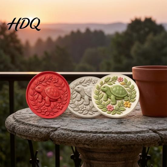 Cement Crafting Supplies Silicone Stepping Stone Mold Hummingbird/Squirrel/Turtle/Owl/Fox/Butterfly/Frog Paver Molds Reusable Concrete Garden