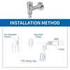 Stainless Steel Washing Machine Faucet G1/2" Thread Cold Water Tap Mop Pool Faucet  Bathroom