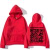 Смешные Худи с QR-кодом Женские Мужские Смешная Толстовка-розыгрыш Отсканируй Код для Сюрприза Письменный Принт Одежда Оверсайз Пуловеры