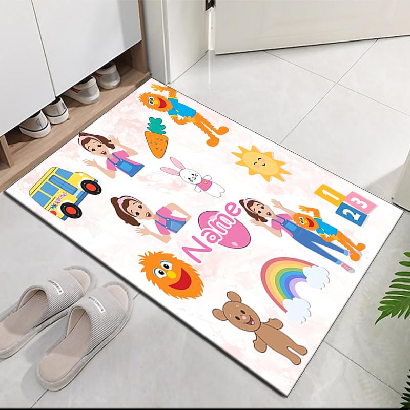 Custom Name Ms. Rachel Printed Carpet, for Office Chair Living Room Bedroom Kitchen Room Decor Gifts.