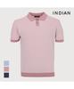INDIAN Cooling Polyester Blend Color Block Polo Knit_Miubs4M2381
