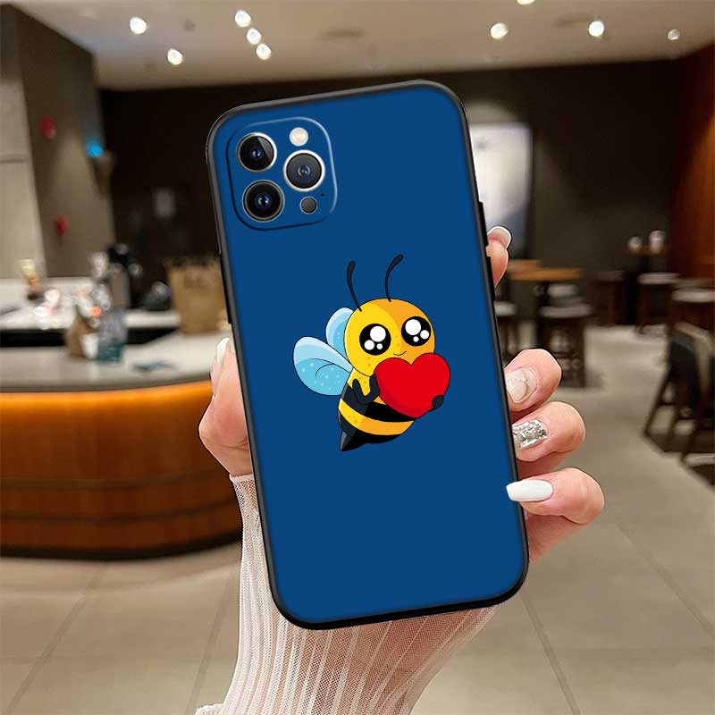 UP7 Art Bees Cartoon New High-End Shell Phone Case for Xiaomi Poco C40 C50 C51 C55 C65 C71 C75 F3 F5 F6 F7 M2 M3 Pro Ultra