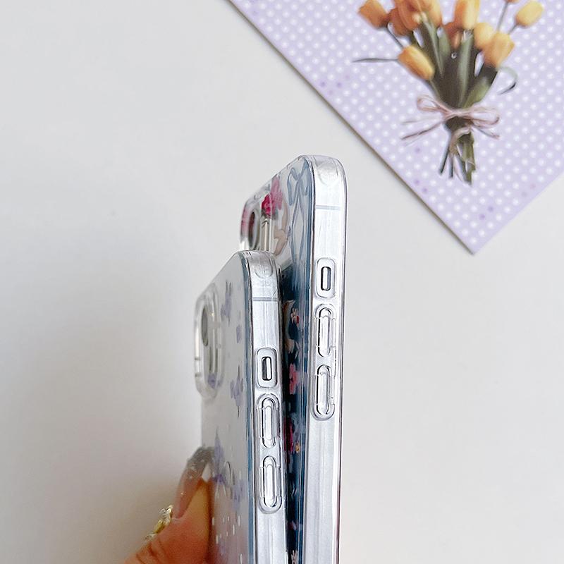 Чехол для телефона Flowers для Redmi Note 13 Pro Redmi 13C 14C IPhone 16 Tecno Honor X8 Samsung S23 FE S25 Ultra A35 A54 A53 Realme C53 C67 Reno 12 Cover