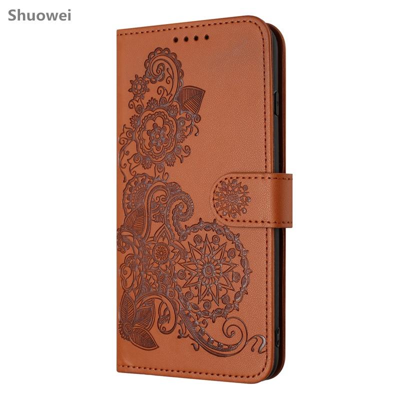 For OPPO Reno 4 4F 5 5F 5Z 6 7 7Z 8 8T Pro 8Z Lite 4G 5G Phone Case Card SlotLeather Flip Wallet Cover