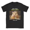 Funny Hamster Unisexs T Shirts Vintage Tee Shirt Short Sleeve Round Collar Tshirts Cotton Plus Size Tops