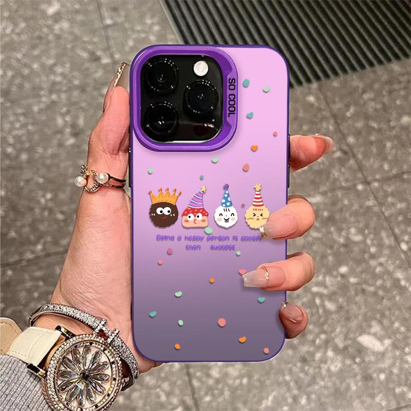 Чехол-печенька Little Man для IPhone 16/15 Pro Vitality 1411 Чехол для телефона 12 для Apple 13 Защитный чехол