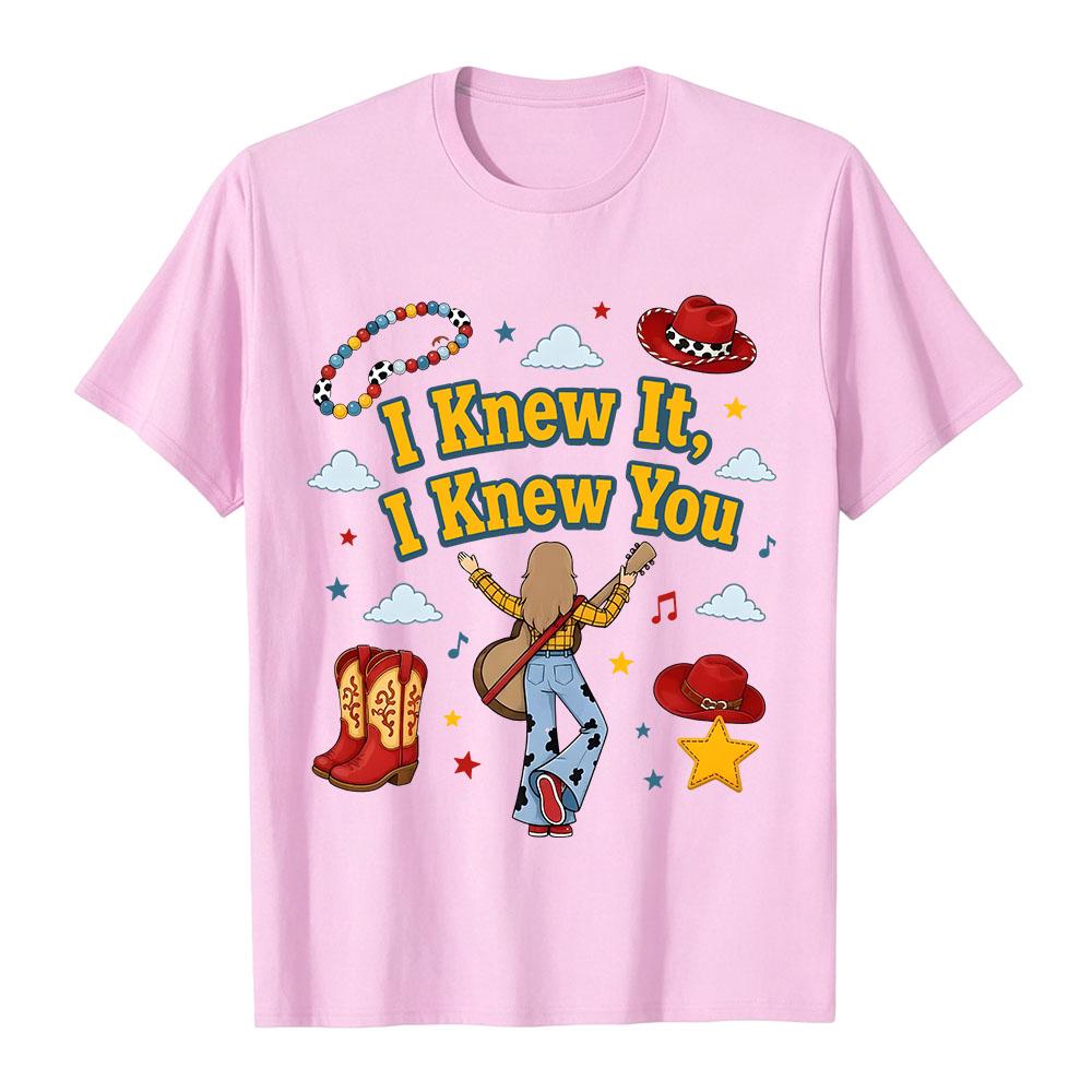 Men Women Clothing TS I Knew It, I Knew You Story 5 T-shirt Fashion Summer Cotton Soft Tees High Quality Casual Graphic Tshirts