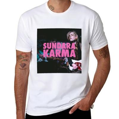 Футболка Sundara Karma хлопковая футболка мужская футболка мужская дизайнерские футболки для мужчины упаковка белая футболка