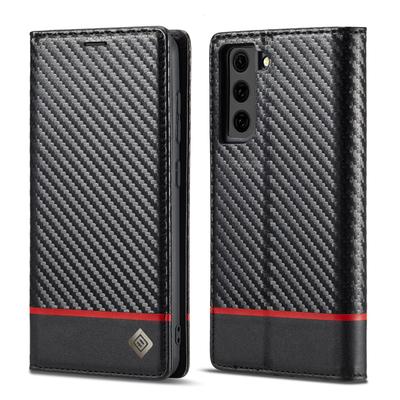 Подходит для Samsung S21 Чехол для мобильного телефона из углеволокна S21PLUS Защитный чехол Отделение для визиток S21FE Противоударный чехол