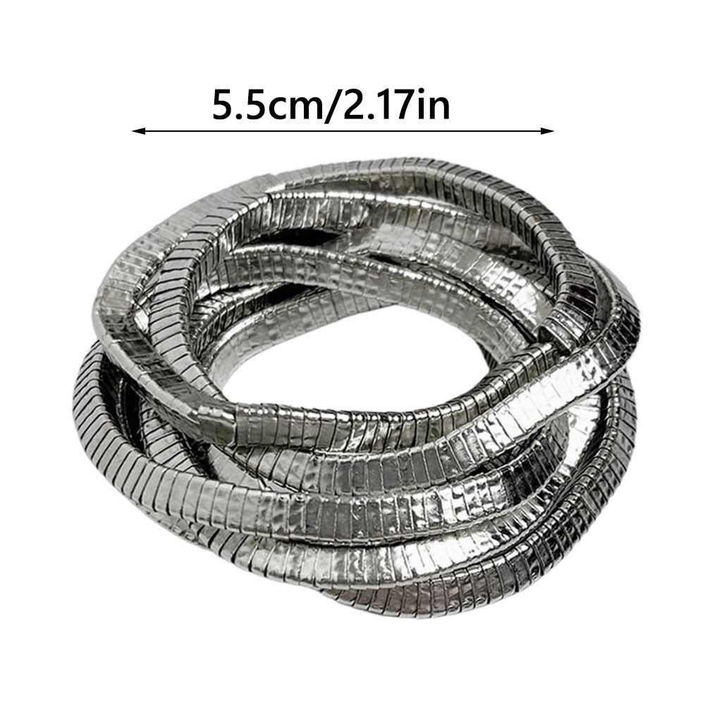 Золотистый гибкий браслет из сплава, многослойный браслет, новый сгибаемый браслет, ювелирные аксессуары