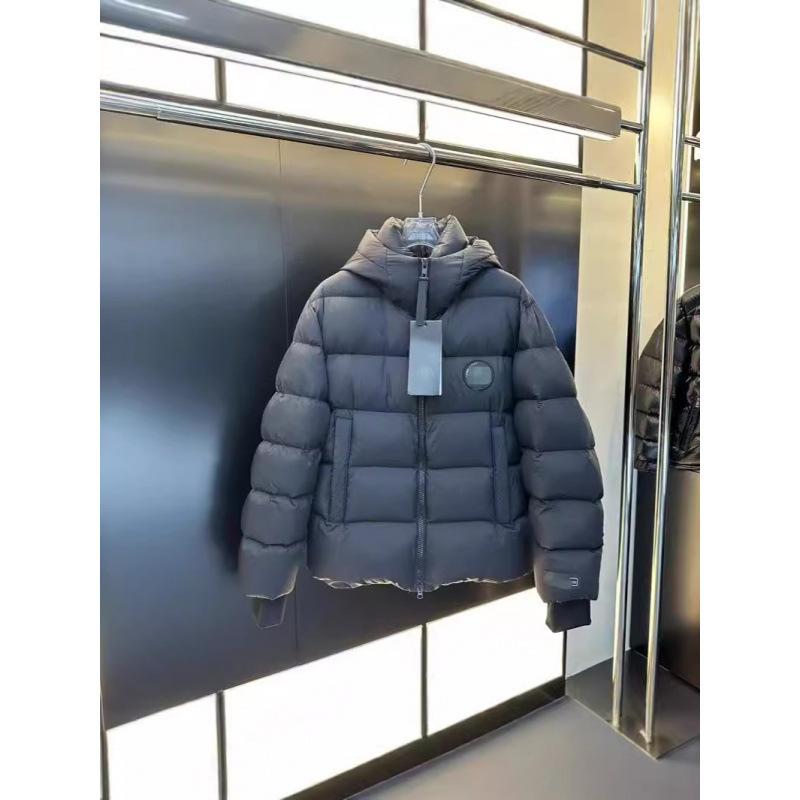 New down jacket Ouyang Nana Dai men's and women's capsules black label jacket bread jacket hooded