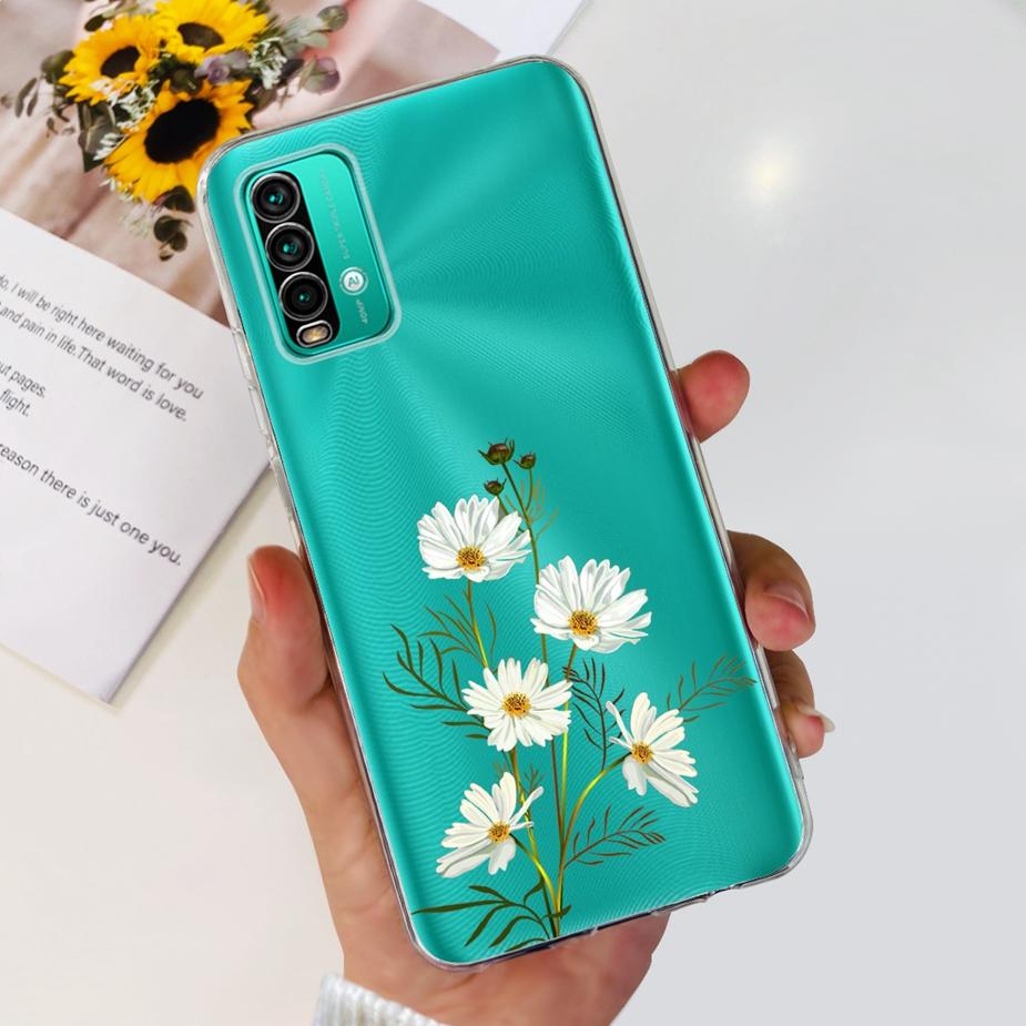 Чехол для Xiaomi Redmi 9T Милый Модный Расписной Чехол Прозрачный Силиконовый Чехол для Телефона Для Xiaomi Redmi 9T Redmi9T Задняя Крышка 6.53'' Сумки