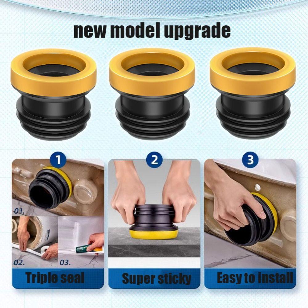 Сильная эластичность Уплотнительное кольцо для унитаза Силикагель Основание унитаза Герметичное кольцо для отеля