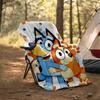 1pc B-Blucy5 Theme Blanket - Digital Print, Polyester, Cozy for All Seasons, Perfect for Outdoor, and Travel