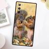 Squirrel Cute Animals Phone Case For Samsung Galaxy S25 S24 S23 S26 Ultra S20 FE S21 FE S22 Plus S10 S25 FE Cover
