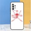 Omani Emblem Oman Flag passport Cover For Samsung Galaxy A54 A34 A14 A32 A22 A12 A13 A23 A33 A53 A73 A51 A71 A52 Case