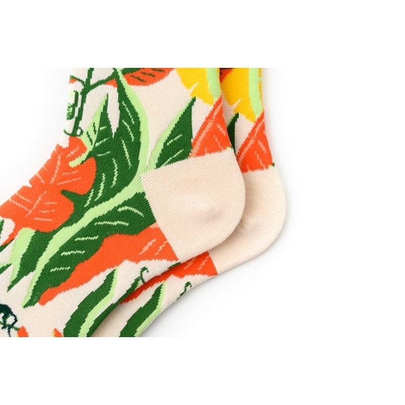 Мужские и женские пары носки чулки средней длины весенний тренд масляная живопись