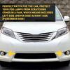 Pair Fog Light Lamp Bezel For Cover 2011-2017 Toyota Sienna SE Chrome Trim Rings