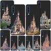 Розовый чехол-замок для Samsung Galaxy A02s A70 A70s A20e A03s A20 A30 A30s A40 A50 A50s A10 A10s A20s A04s TPU Черный чехол для телефона