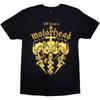Унисекс футболка Motorhead: 50 лет Мечи и Бородавочник (черный) (Средняя)