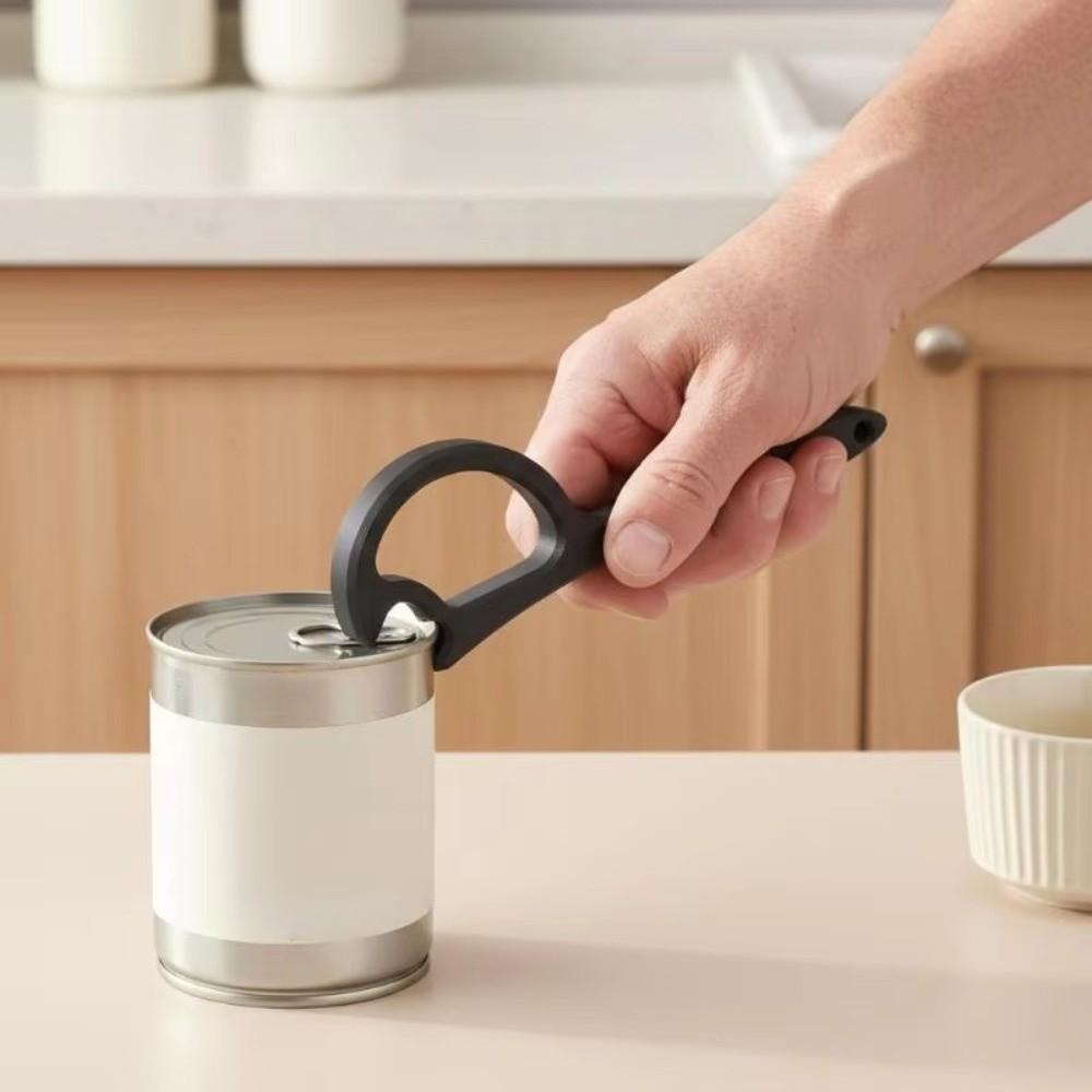 3D Printed Manual Can Opener Non-Slip Drink Bottle Opener Safe Can Opening Tool Home Kitchen