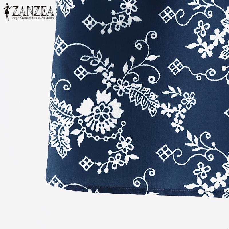 ZANZEA Женские повседневные майки с круглым вырезом без рукавов с кружевным принтом