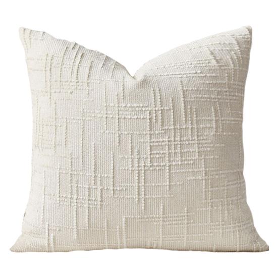 Textured Pillow Cover 18" X 18" Solid Color Throw Pillow Cover Decorative Pillow Case with Hidden Zipper for Couch Sofa Car Travel