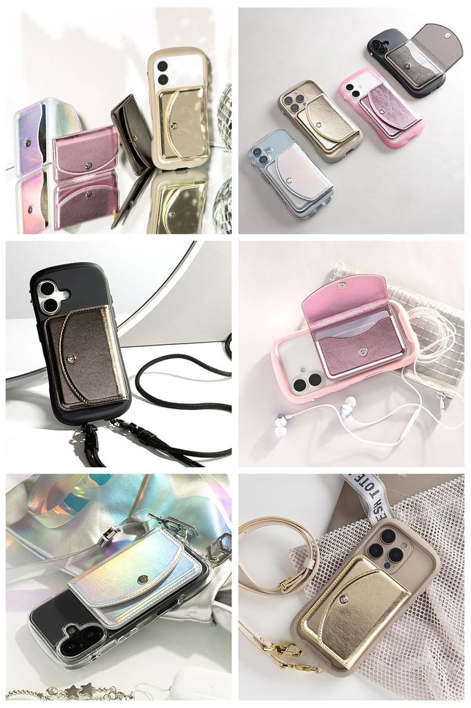 Hammy iFace MagSynq Card Wallet with MagSafe Compatible Wallet with Side Holds Two Features a Compatible with and Accepts Contactless IC Card Touch