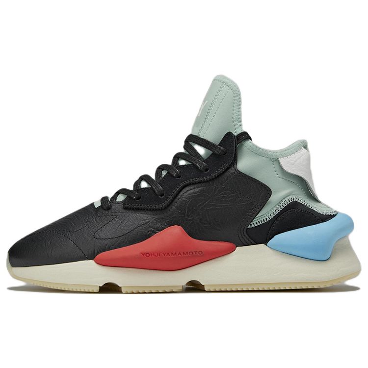 Adidas Y-3 Kaiwa Black Blush Green Unisex Sneakers Red GX1052