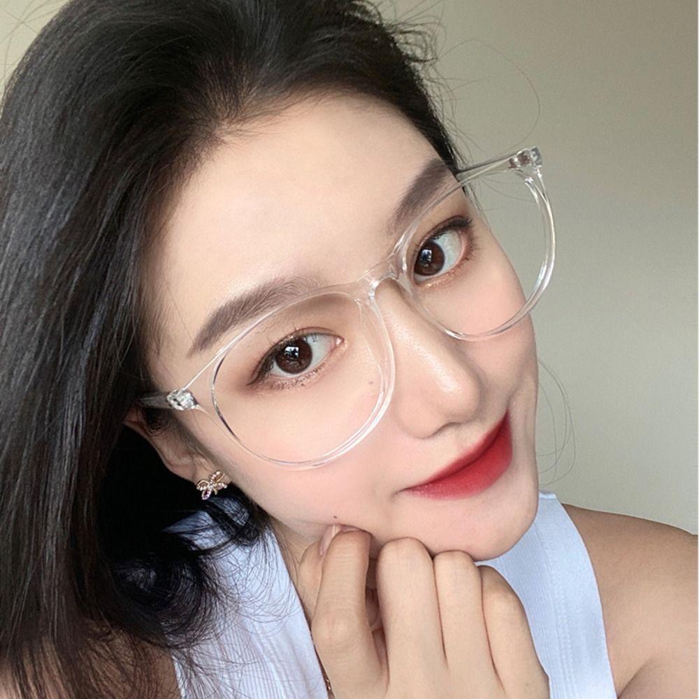 Transparent Anti Blue Light Glasses Plane Mirror Blocking Glasses Women Men