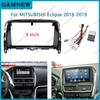 9-дюймовая автомобильная рамка-фасция, адаптер, Canbus-бокс, декодер для Mitsubishi Eclipse 2018-2019, комплект панели для установки Android-радио в приборную панель