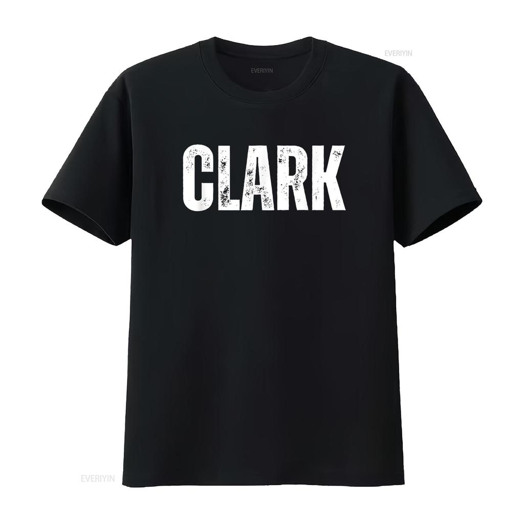 Футболка Clark винтажная Стирка Дышащая Повседневная Универсальная Эластичная дизайнерская одежда Удобная мода Мягкая мужская Унисекс