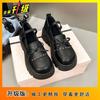 British Style Retro Versatile Skirt Mary Jane Single Shoes 2025 Spring and Summer New Platform Bow Small Leather Shoes Women