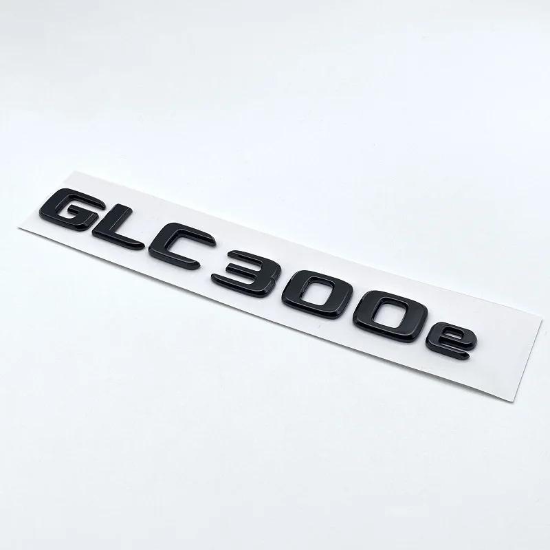 Глянцевые Черные 3D ABS Буквы GLC300de GLC300e GLC350e GLC400e 4Matic Шильдик для Mercedes Benz GLC X253 Наклейка Логотипа на Багажник Автомобиля PQ7