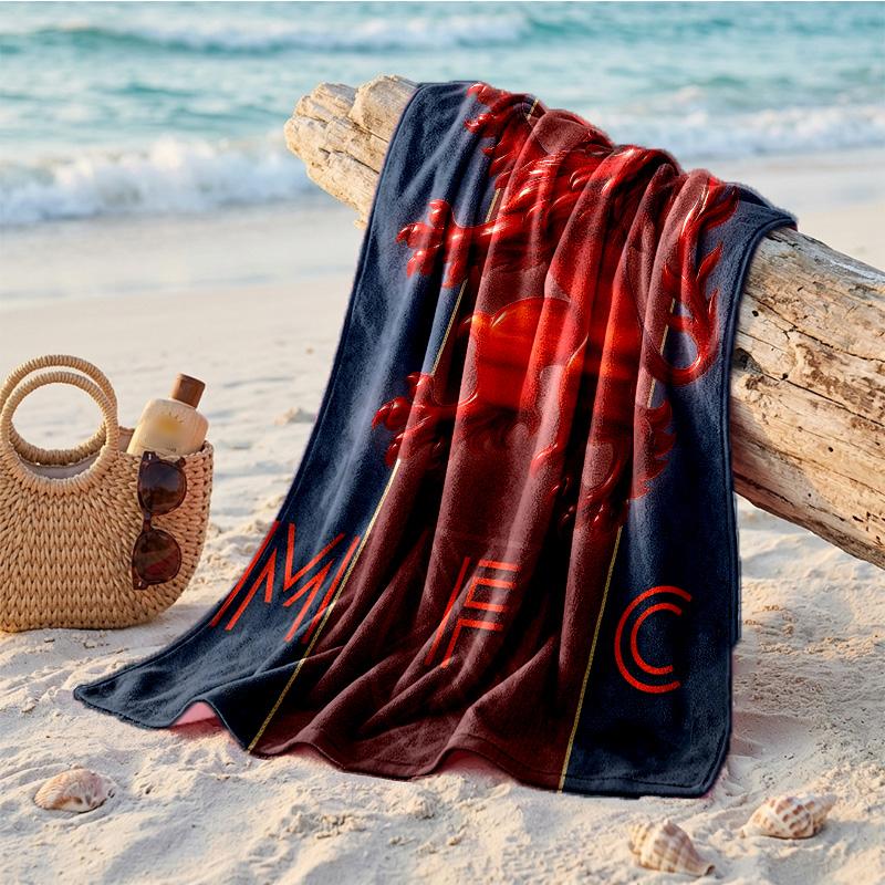 Middlesbrough Theme Beach Towel Soft Quick?dry Towel For Summer Beach Vacation Swimming