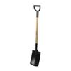 Flat Shovel for Garden. 114cm Grown Wooden and Carbon Steel Handle