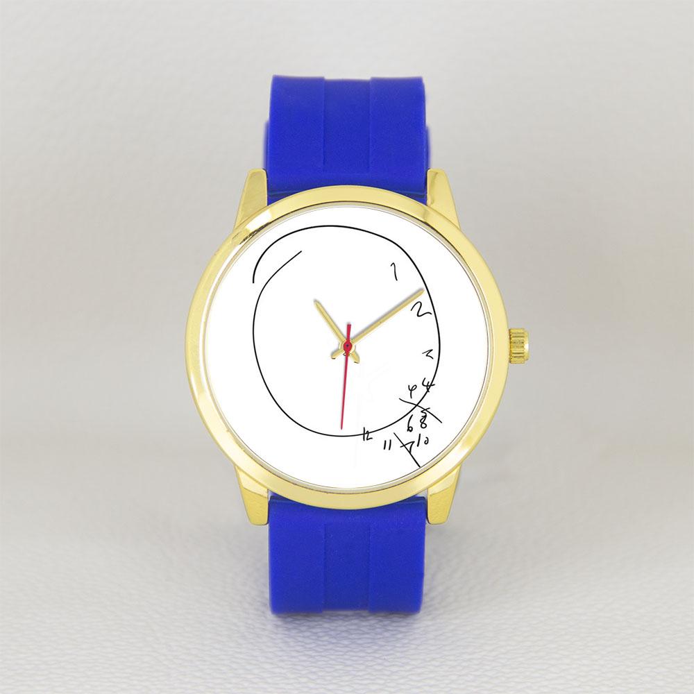 Gold Case Clock 45mm Wristwatch Minimalist Math Design Stainless Steel Strap Unique Geek Gift Quartz Watch Women