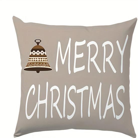 1 шт./4 шт. Праздничные наволочки Merry Christmas & Merry Bright с уникальными дизайнами, украшение диванной комнаты, праздничное украшение дома
