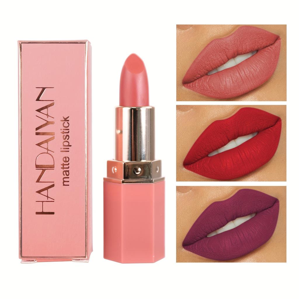 Матовые помады Nude Velvet, водостойкие, долговечные, увлажняющие, не выцветающие, нелипкие помады, блеск для губ, женский макияж